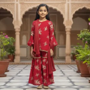 Stylish Sharara Outfit for Girls – Ideal for Special Occasions