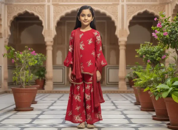 Stylish Sharara Outfit for Girls – Ideal for Special Occasions