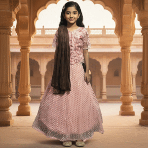 Princess Lehenga Choli for Girls with Imported Fabric