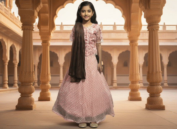 Princess Lehenga Choli for Girls with Imported Fabric