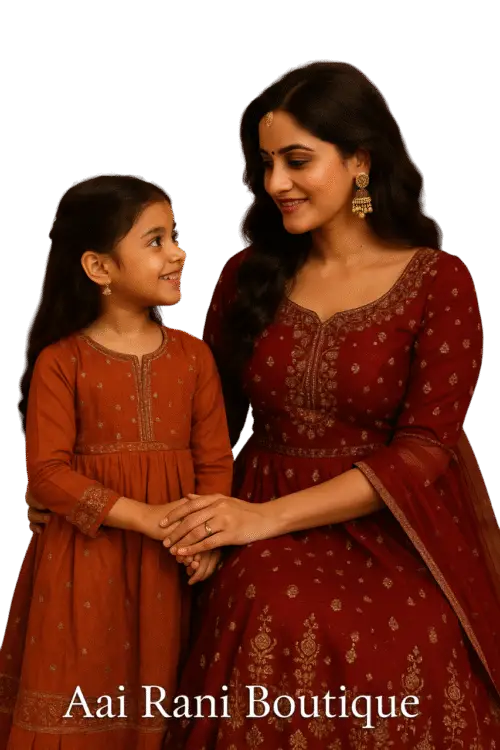 About Us 3 Custom ethnic wear for women and kids at Aai Rani Boutique